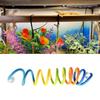 Suction Cup Mount Climbing Rope Accessory for Pet Habitats, Flexible Reptiles Cord with Colorful Finish for Movement, Rest Exercise and Interior