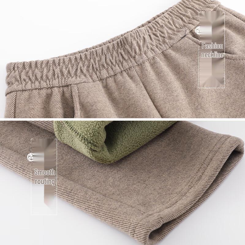 Datang Furen Damskie Jesienno-Zimowe Spodnie z Prostą Nogawką