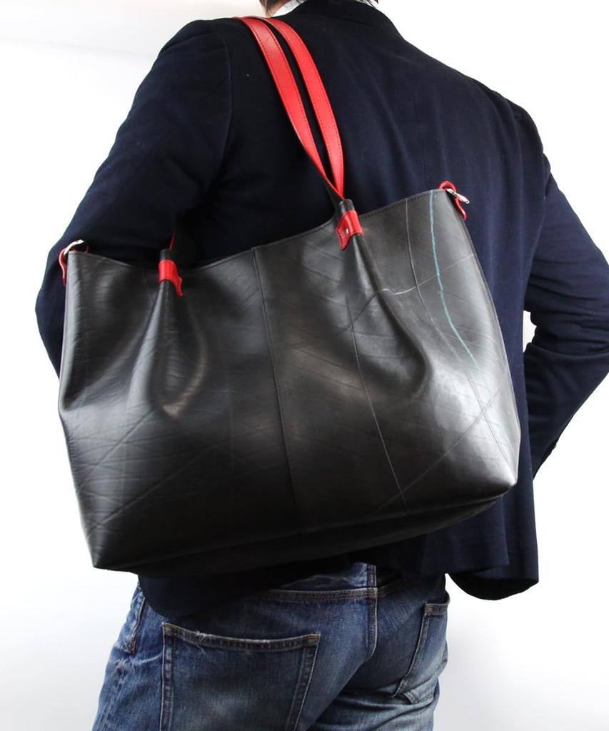 Plain Waterproof Tote Large Shoulder Crossbody Genuine Made In Japan [SEAL] 3-Way Bag, Capacity, Men's Bag, Bag, Leather, Durable, PS-059RD