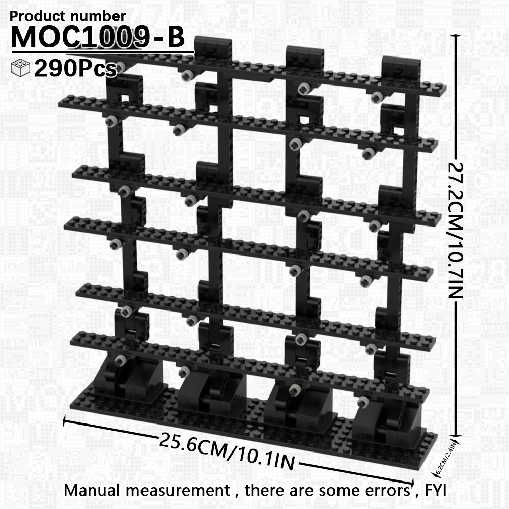 MOC Stand Movie Anime Military Action Figure Display Stands Box Blocks Compatible 75257 05007 75105 High-Speed Championed Block Bricks Toys Playsets