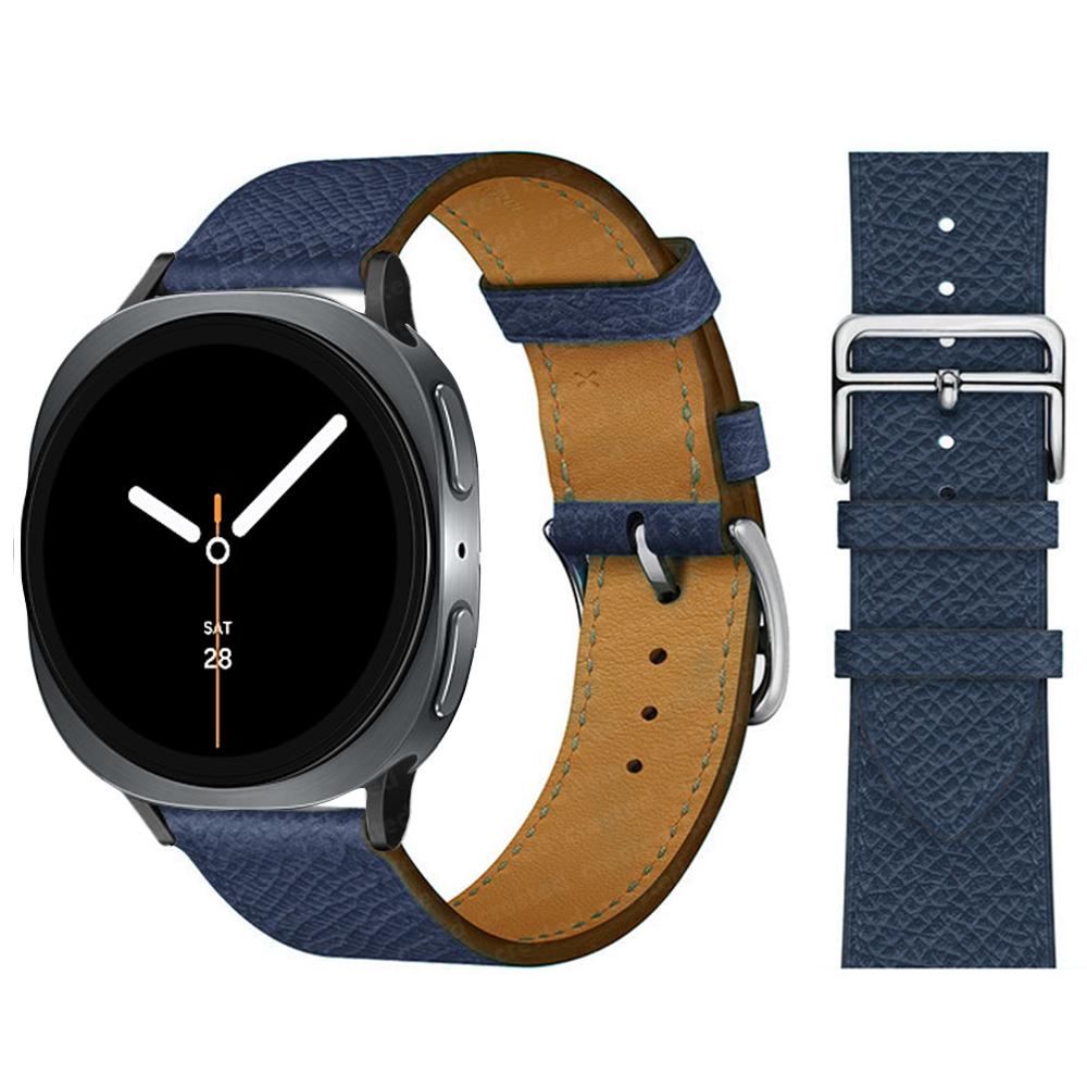 Exquisite leather band For Samsung Galaxy Watch 8 strap 40mm 44mm metal buckle Bracelet correa Galaxy Watch 8 classic 46mm bands