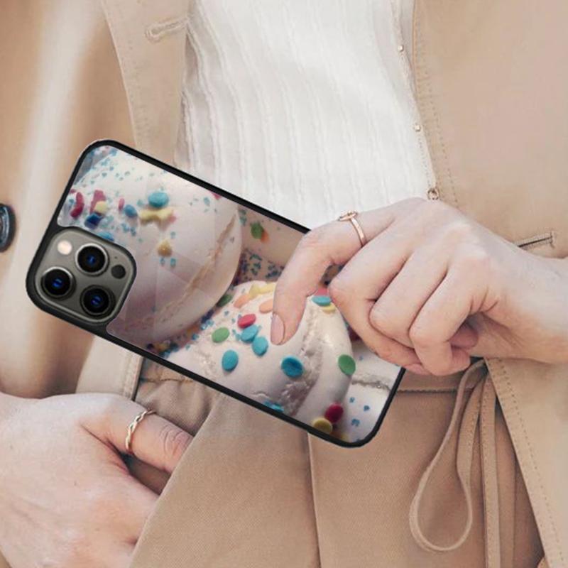 Cake Marshmallow Icing Balls Magnetic Phone Case For APPLE iPhone 17 Air 16 14 13 12 Pro Max 15 Plus Wireless MagSafe Cover