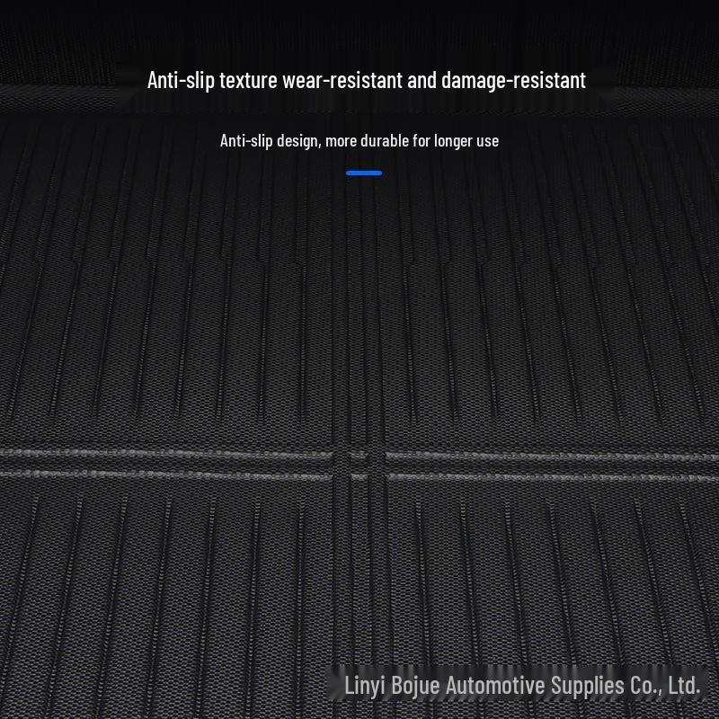 Tesla Model Y TPE Trunk Mat: Waterproof, Wear-Resistant, Easy to Clean Floor Protection