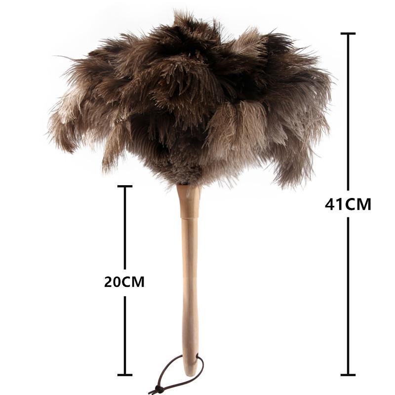 Feather Household Ostrich Duster With Handle For Efficient Dust Tool Removal