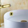 Tappo di troppopieno Nero Argento Oro Bronzo Vintage Ottone Lavabo da Bagno Rubinetto Lavandino Con Anello a Sei Piedi Inserto Sostituzione