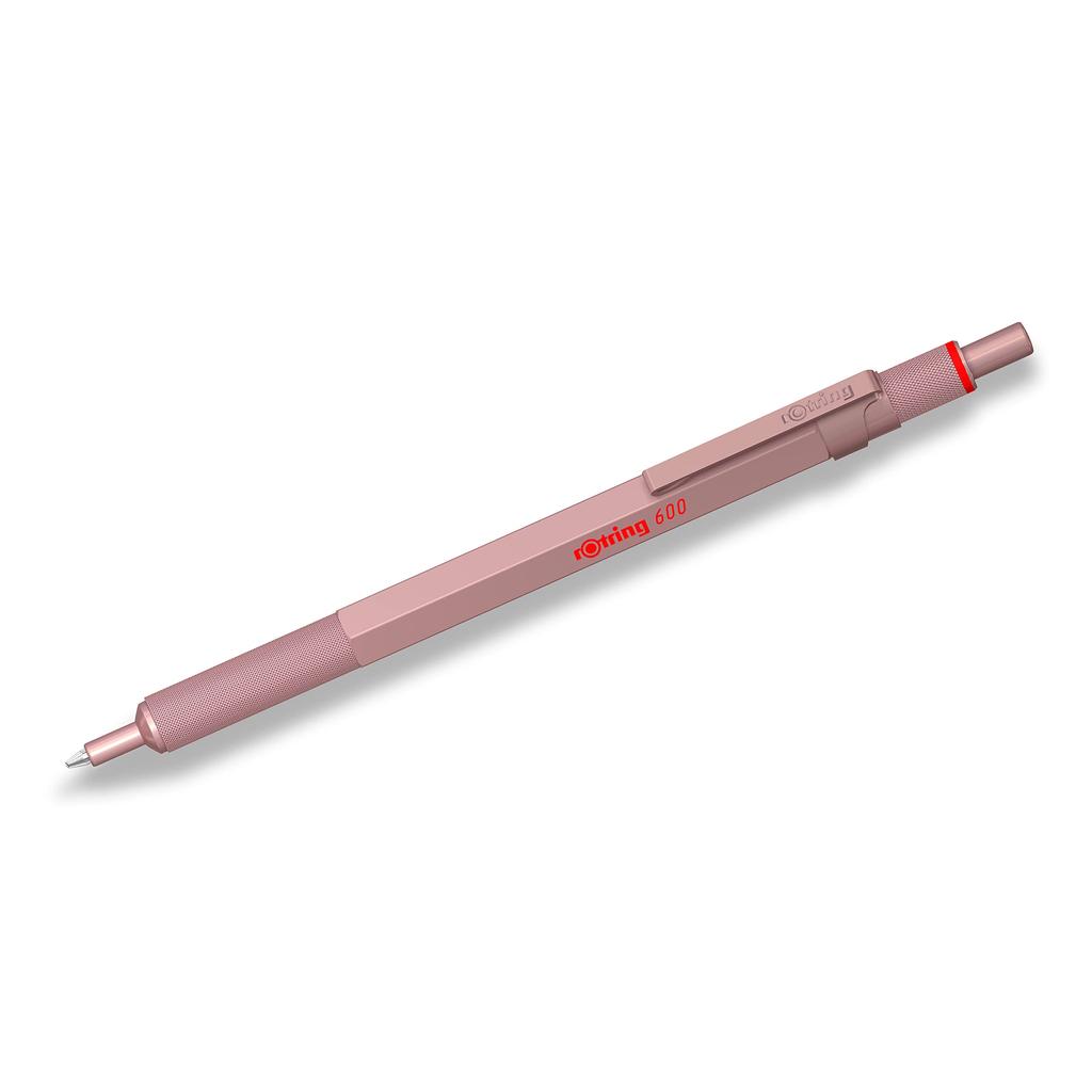 ROtring Kugelschreiber 600, Roségold, mittlere Spitze, auf Ölbasis, Geschenkbox, Original-Importprodukt, 2183912