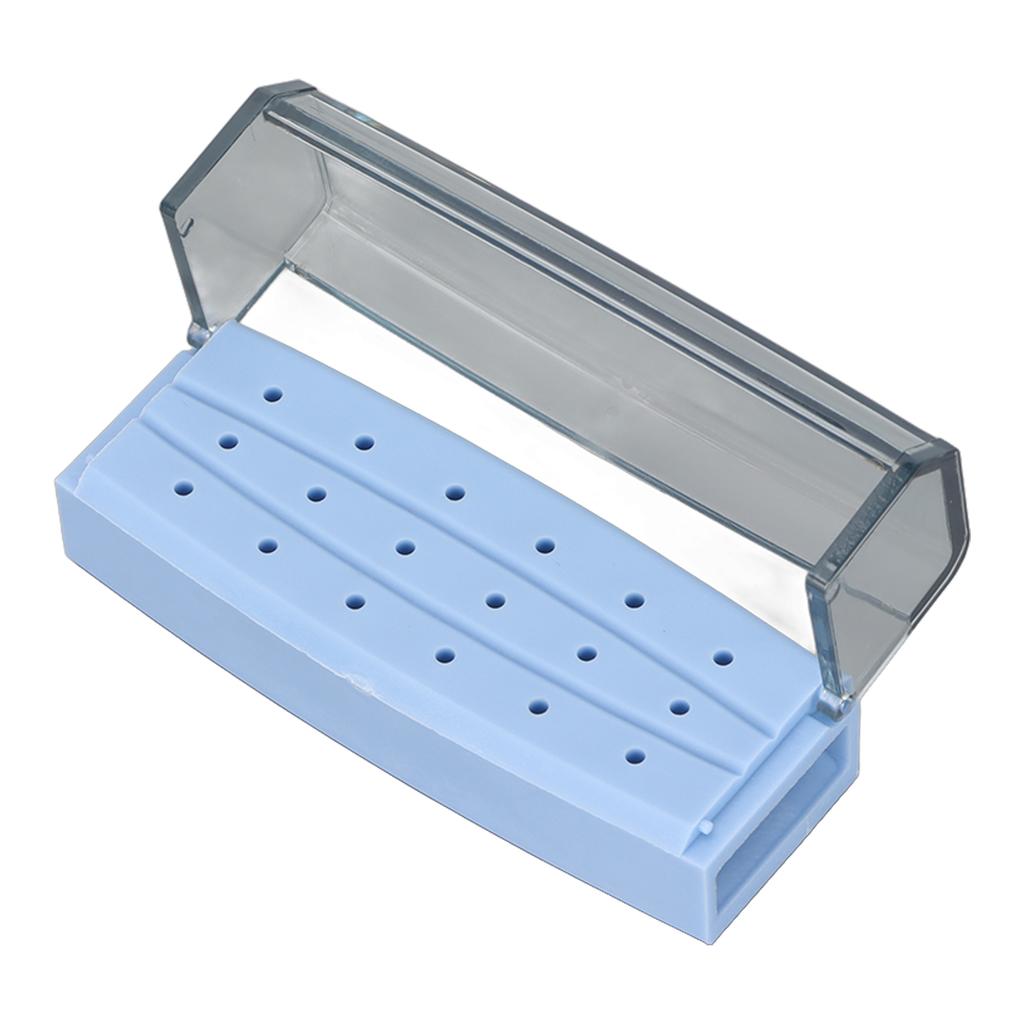 2pcs Dental   Holder Box 18 Holes   Cleaning Autoclavable Case   for Dentist Laboratory