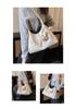 2026 Korean Style Plush Bear Shoulder Bag: Cute & Versatile Women's Tote Bag for Fashionable Commutes