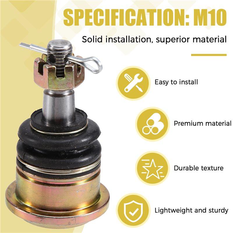 Durable M10 Ball Joint Tie Rod End Assembly Steering Knuckle Kit For 50Cc-250Cc ATV Buggy Dirt Bike Dune Buggy Accessory Par