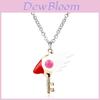 Cardcaptor Sakura Pendant Necklace Alloy Electroplated Unisex Gift For Travel Souvenir