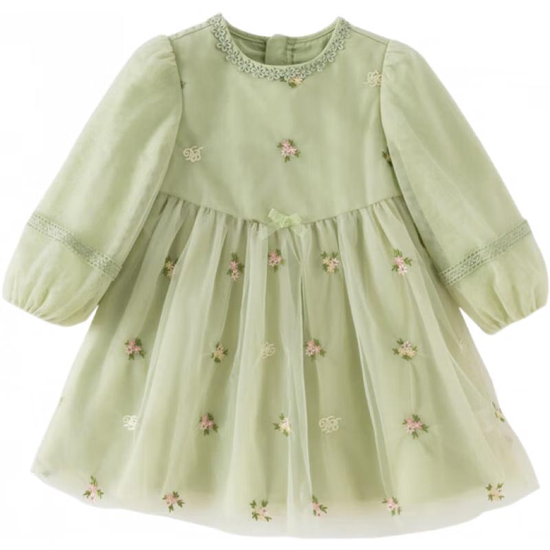 Девочкин сетчатый платье-принцесса с вышивкой DAVE & BELLA 120cm