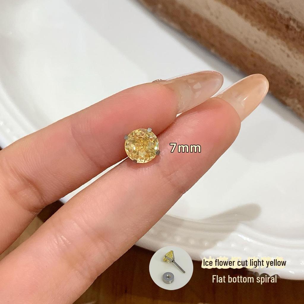 Brincos de Zircônia Rosa Octogonal Millennium Cintilantes para Mulheres - Design Exquisito Multifacetado Personalizado