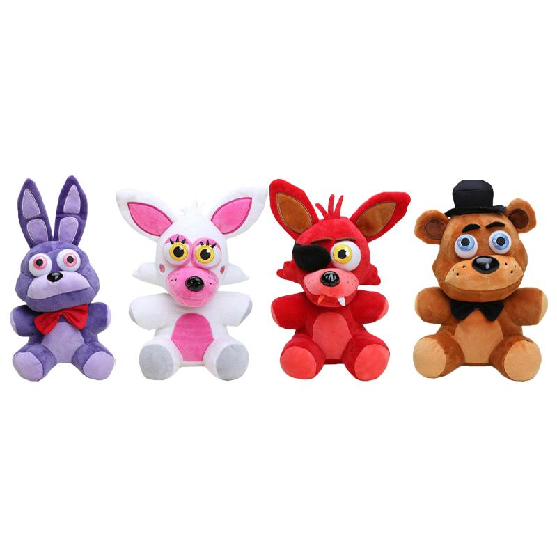 At Five Nights Freddy Soft Stuffed Toy Bear Fox Bonnie Golden Kids Toys Plush