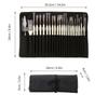 Artist Paint Brushes Set 23pcs Different Sizes Professional Paintbrush Nylon Hair Wooden Handle with Scraper Portable