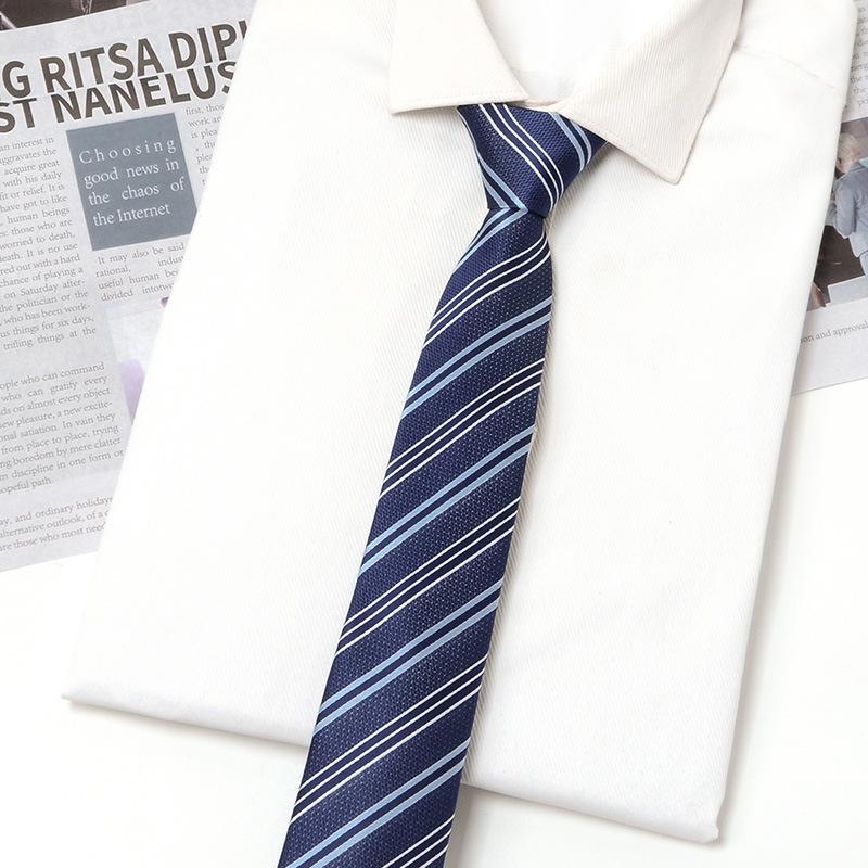 Men's Zipper Tie, Knot-free Business Formal Tie