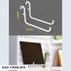 Neat Plastic Pegboard  Desk Organizer with Multiple Accessories for Home Office, Craft Room and Garage Display