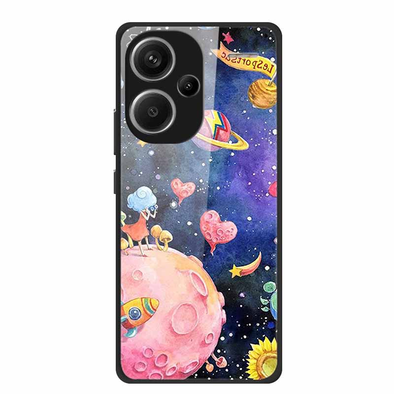 For Redmi Note 13 Pro Plus 5G Case Tempered Glass Hard Back Covers for Redmi Note 13 Pro 5G  Note 13 Pro+  13 Luxury Cover Coque