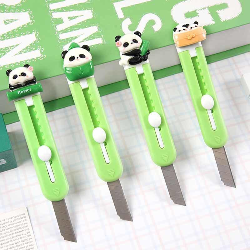 1 Piece Panda Capybara  Art Cutter Utility Knife Mini Student Art DIY Tools Creative Stationery School Supplies