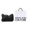 VERSACE JEANS COUTURE SS23 Nylon Fabric Shoulder Bag, Crossbody Bag, Handbag Small Women's Black 74VA4BM8-ZS583-899
