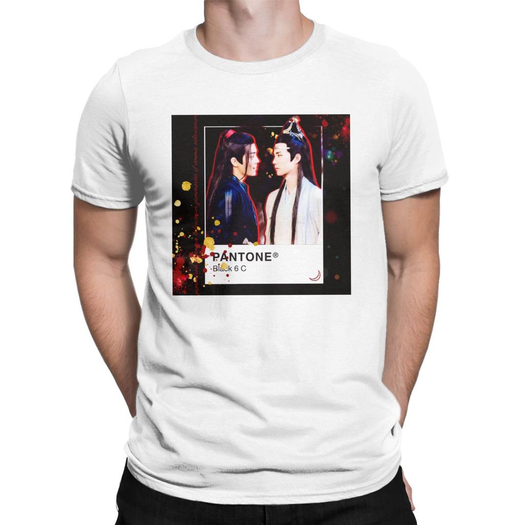 The Untamed T Shirt Men S Vintage T Shirts O Neck Lan Wangji Wei Wuxian Wangxian
