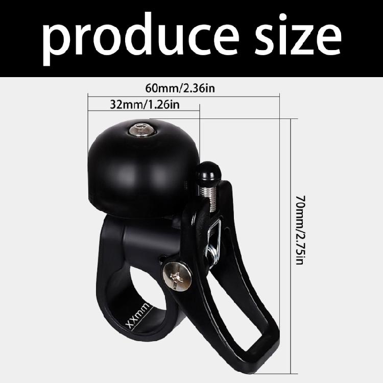 Mountain Bike Horn Loud Crisps Clear Sound Bicycles Bells Cycling Horn Bike Handlebars Bells for Handlebars 22.2mm