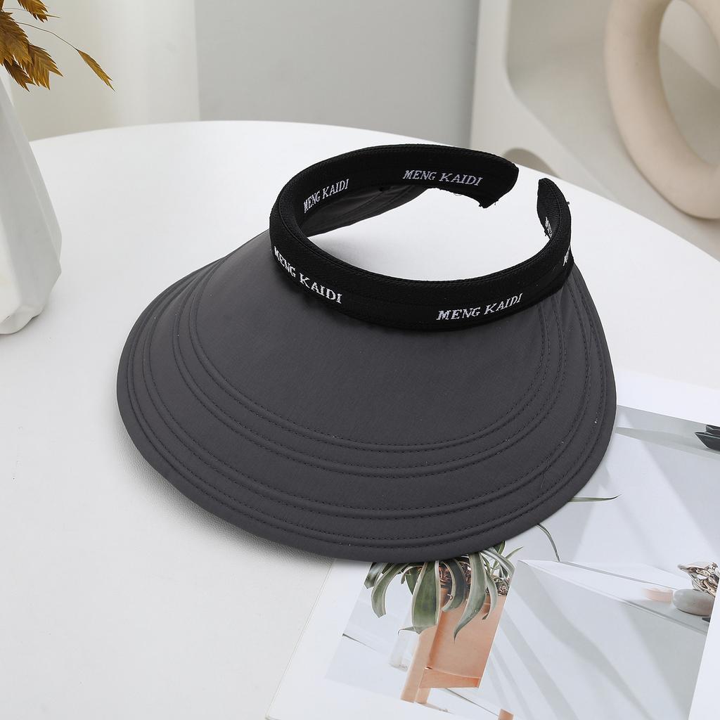2026 Empty Top Sun Protection Hat Women'S Summer Uv Protection Big Brim Sun Hat Small Outdoor Sun Hat
