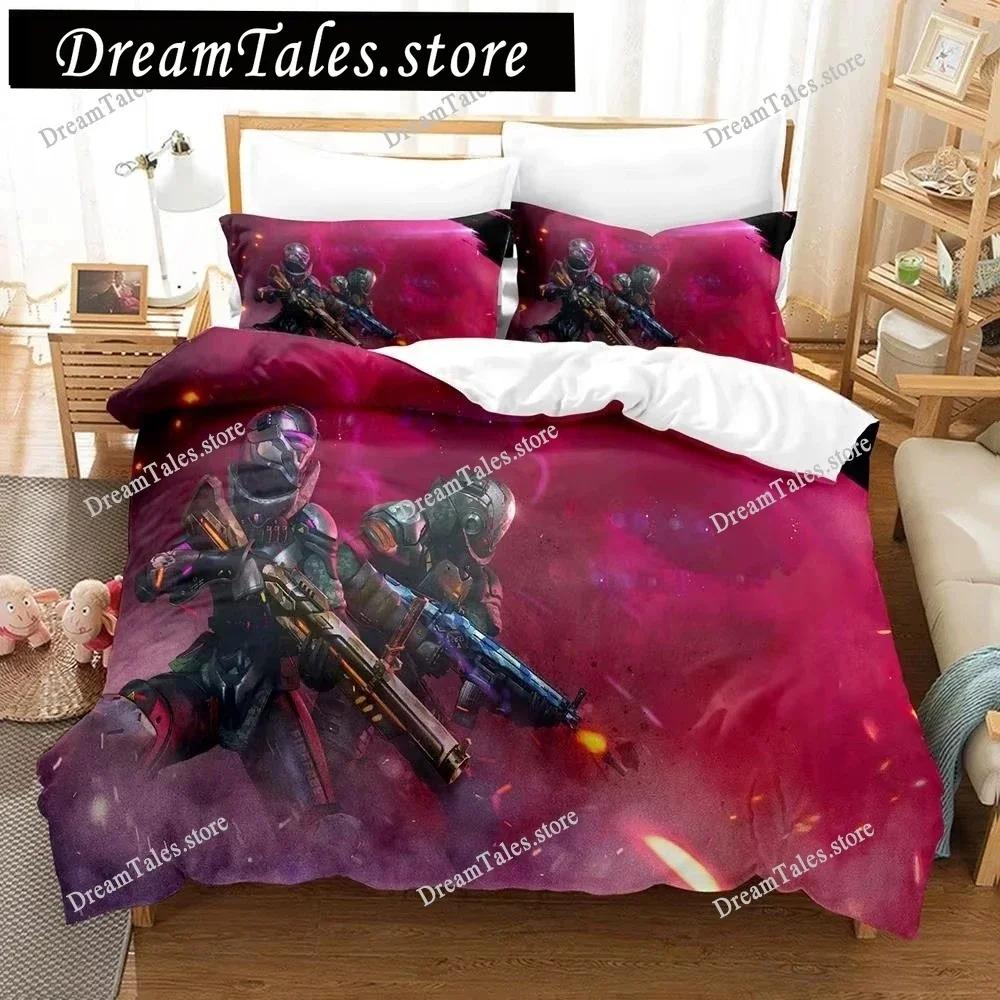 Warrior Game Garena Free Fire Bedding Set Boys Girls Twin Queen Size Duvet Cover Pillowcase Bed Kids Adult Home Textileextile741