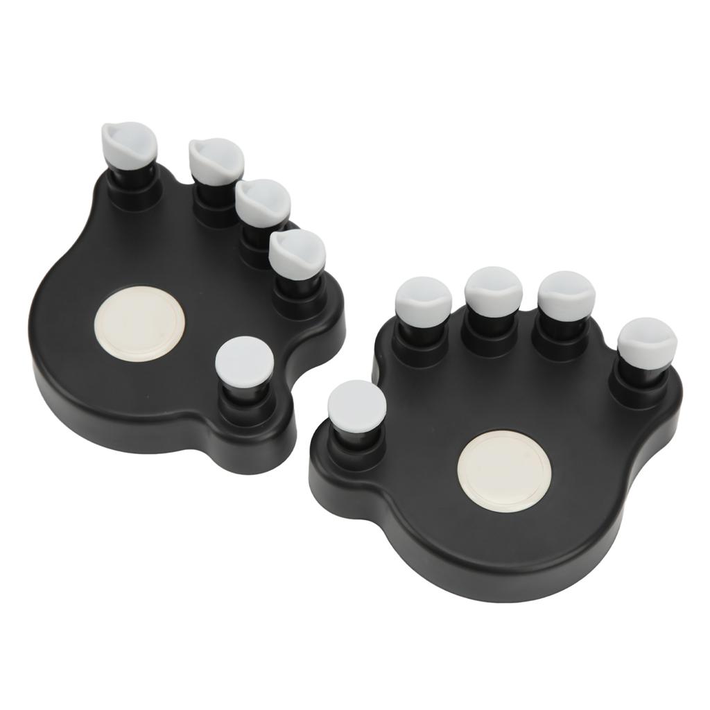 2PCS Piano Finger Exerciser Silicone Hand Grip Trainer Ergonomic Tension Strengthener
