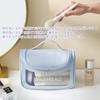 Aylashine Cosmetic Vinyl Clear Makeup Clear Bath Cosmetic Large Lightweight and Waterproof Wash Spa Pool Beach Swimming Beach Swimsuit Hot Blue