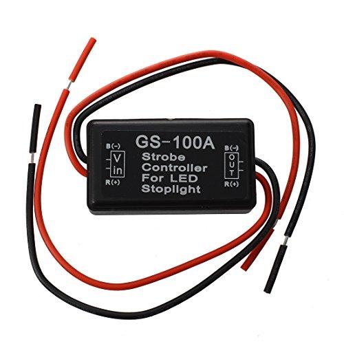 

SODIAL(R) Контролер спалаху стробоскопа Модуль мигалки для світлодіодного стоп-сигналу 12-16 В