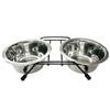 Marukanpet twin tableware for dogs and cats M DC-36