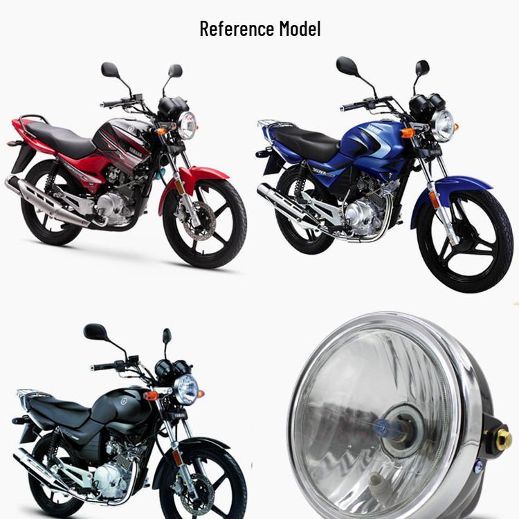 Seven-Inch Round Headlight for YBR/E, JYM-2, Tianji Tianqi 125, Tianjian 125 Motorcycles