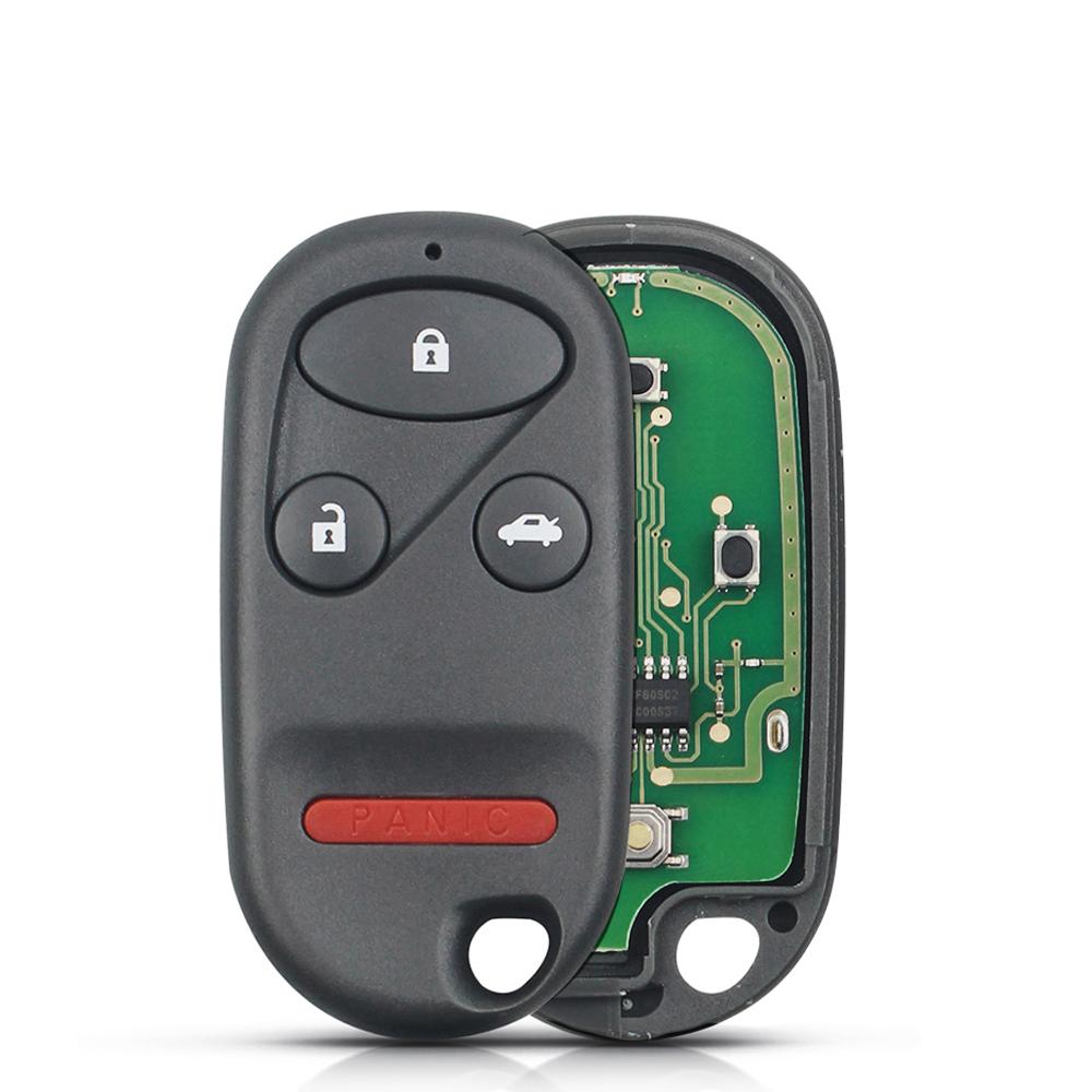 KEYYOU 3/4 Buttons For Honda CRV Civic Pilot Accord Entry Remote Key Fob A269ZUA101 NHVWB1U521 NHVWB1U523 KOBUTAH2T 433/315Mhz