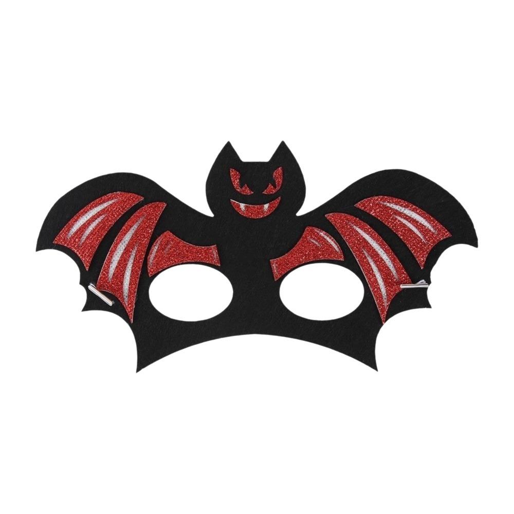 Bat Half-Face Mask Spider Halloween Festival Party Mask Novelty Masquerade Mask Rave Celebration