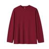 100% Cotton Multi Colors Men's Long-sleeved T-shirt Women Casual Loose T Shirts Basic Style Bottoming Shirt Blouse Tops Tees