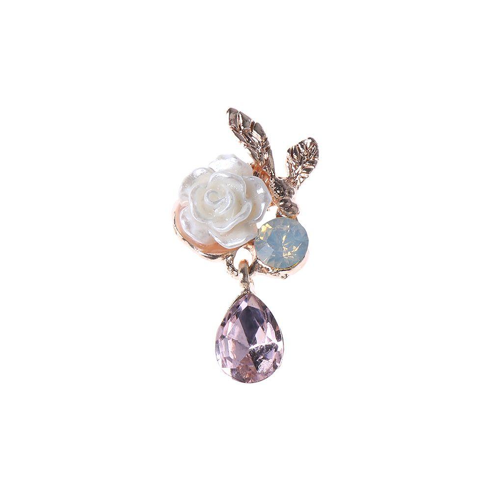 Craft Hairpin Accessories Flatback Apparel Sewing Rhinestone Button Flower Buckle Pearl Buttons