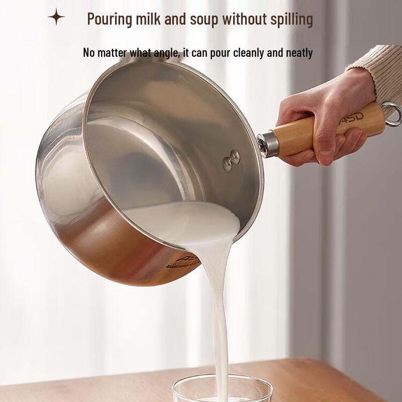 ASD 316L Stainless Steel Baby Milk Pot