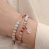 Steinarmband natürliches Pulverkristallarmband. Armreifen Damen Mode Schmuck Zubehör Geschenk