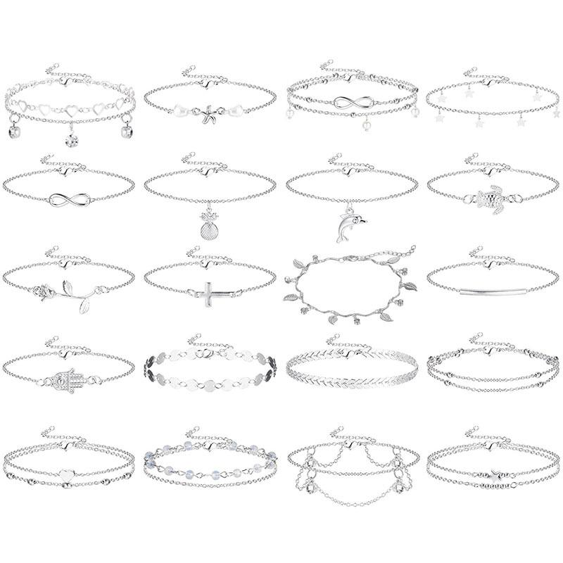 New Trendy Anklets  Bulk Delicate Gift Party Gold Foot Chain for Women Butterfly Fashion Jewelry Anklets