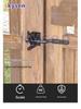 American-Style Carbon Steel Outdoor Gate Latch & Lock for Wooden Fences
