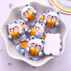 10PCS Resin Colorful Rabbit Lollipop Gift Box Cats Bear Cake Dog Flat back Figurines Scrapbooks DIY Bow Decor Accessories Crafts