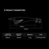 99mm Floating Luminous Squid Jig Topwater Artificial Lure for Saltwater Squid Fishing Glow Night Bait with Feathered Hooks