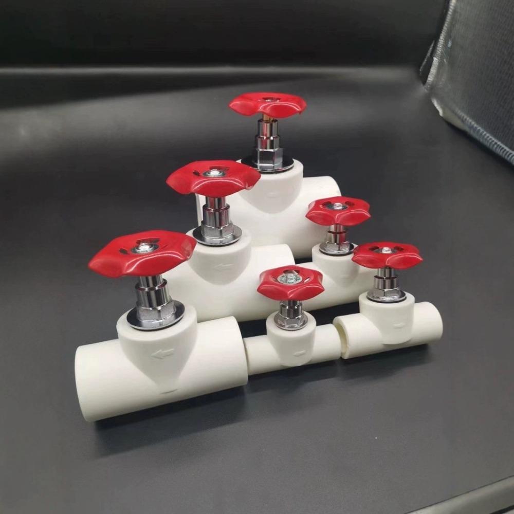 20~32mm High Quality PPR Plastic Gate Valve Industrial Socket Type Plumbing Sluice Switch Ball Valve Aquarium Accessories