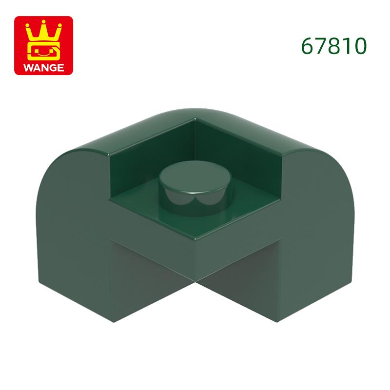Non-Toxic 85Pcs/Lot 67810 2X2X1 1/3 With Bow Building Blocks Moc Color Accessories Compatible With Brick Diy Spare Parts Toy Gift