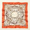 Scarf Women Printed Chain Satin Neckerchief Mulim Hijab Luxury Shawl