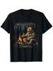 Bear Camping Fire Beer Night Stars T-shirt
