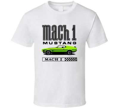 72 Mach 1 Mustang Muscle Car Gift Pony Grabber Green T Shirt