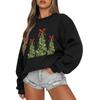 Women  Tops Women's Long Sleeve Sweatshirt Casual Crewneck Loose Fit Pollover Fleece Tops