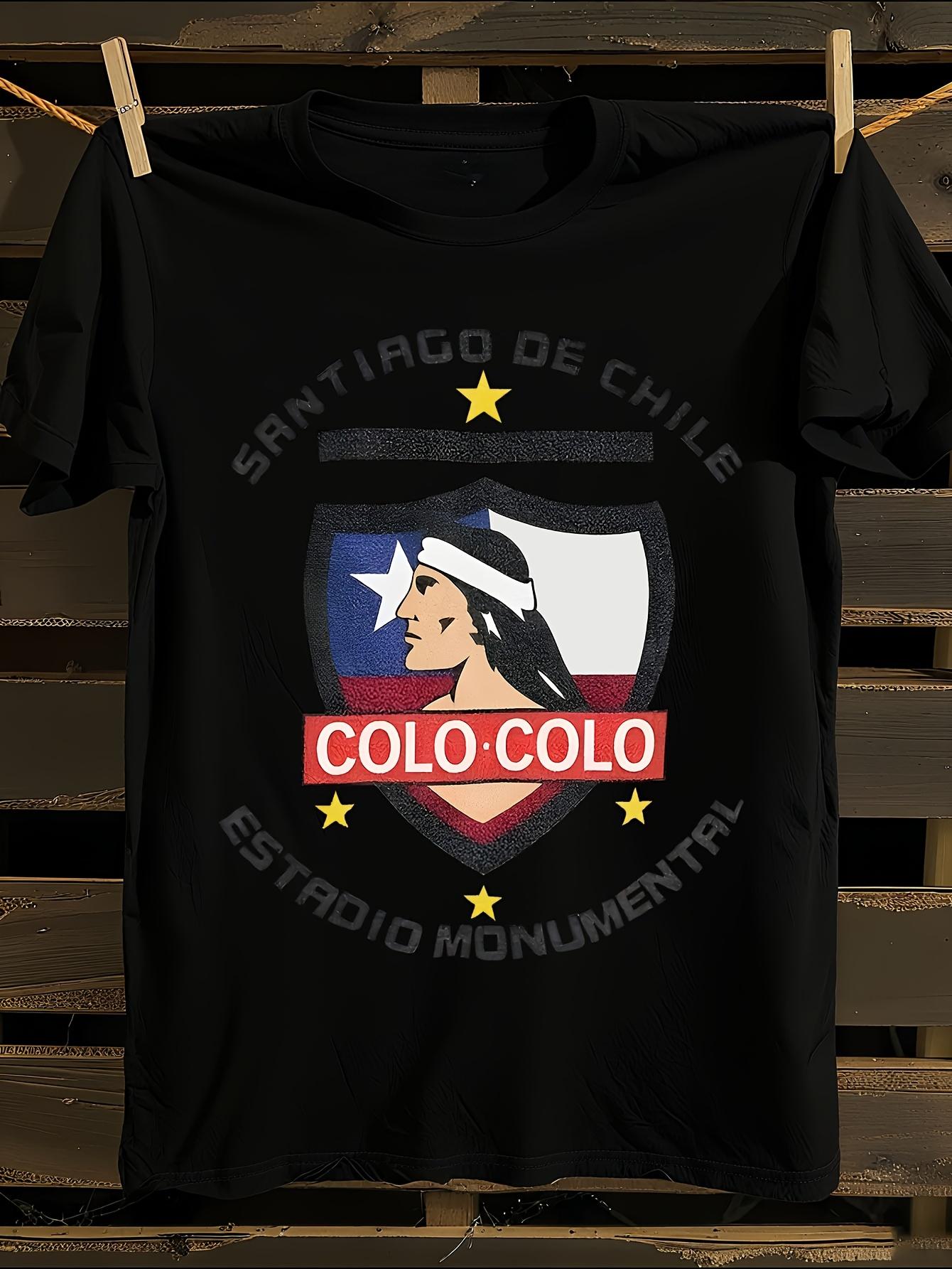 Colo-Colo Cacique Santiago de Chile Logo T-shirt XXXL