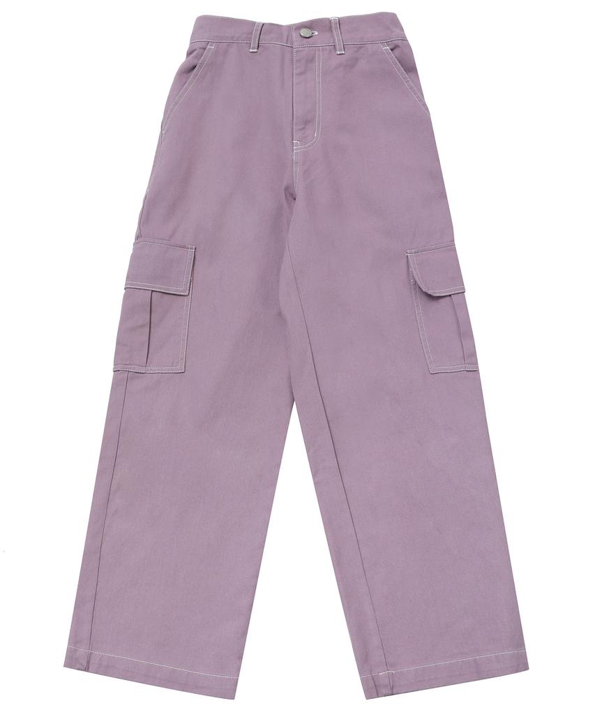 ANDTHEOTHER Purple Cargo Pants